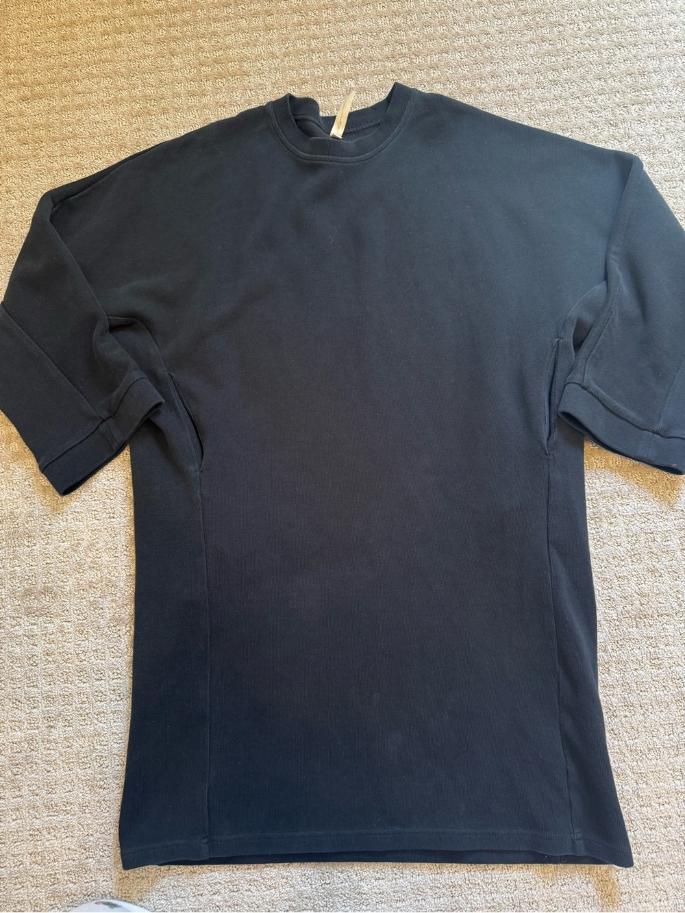 Nap Loungewear Knit dress cotton black size small